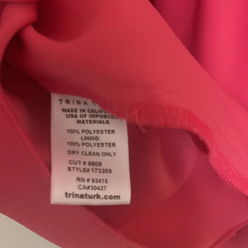 Trina Turk Pink Sleeveless Dress size 4 - Picture 4 of 4